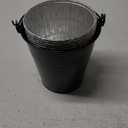 Drip Grease Bucket and 12-Pack Liners for Traeger 20/22/34 Series, Pit Boss etc Pellet Grill Smoker (Black 12)