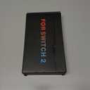 Protective Case Dockable for Switch 2 DOBEWINGDELOU TPU Protector Case Cover Skin Accessories for Game Handheld 2025 Shockproof Non-Slip Anti-Collision Black