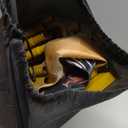 8.2FT x 8FT Backdrop Stand Heavy Duty with Base, Gold Portable Adjustable Pipe and Drape Backdrop Stand Kit, Over The Table Rod Stand with Clamps, Square Metal Arch Party Frame for Birthday Decor