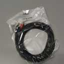 Lightning to RCA Cable Audio Aux Adapter, Stereo Y Splitter Adapter for Select iPhone iPad Models for Power Amplifier, Car, Home Theater, Speaker and More Silver 15FT