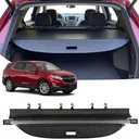 Powerty Cargo Cover for 2018-2023 2024 Chevy Chevrolet Equinox/GMC Terrain Accessories Retractable Trunk Cover All Weather Shielding Shade Cargo Luggage Cover Carbon Fiber