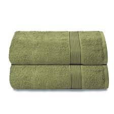 MALLONI HOME Cotton 2 Pack Oversized Bath Towel Set 28x55 inches, Large Bath Towels, Ultra Absorbant Compact Quickdry & Lightweight Towel, Ideal for Gym Travel Camp Pool - Kiwi Green