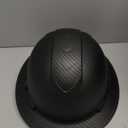 Pyramex Ridgeline Full Brim Hard Hat 4 Point Ratchet Vented Matte Black Graphite Pattern