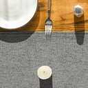 Artoid Mode Light Grey Table Runner, Seasonal Washable Kitchen Dining Table Decoration for Home Party Decor 13x90 Inch