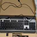AULA Keyboard, T102 104 Keys Gaming Keyboard and Mouse Combo with RGB Backlit Number Pad, All-Metal Panel Waterproof Light Up PC Keyboard,USB Wired Computer Keyboards Gaming for Win XP/7/8/10 PC Gamer (Black Keycaps + Silver Panel)