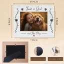 Dog Picture Frame 5x7, Dog Mom Gifts Photo Frame 4x6, Just a Girl and Her Dog, Dog Gifts for Women, Dog Gifts for Dog Lovers, Gifts for Dog Owners, Dog Lover Gifts for Women