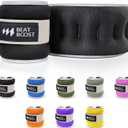 BeatBoost Ankle Wrist Weights for Women Men A Pair of 8 Lbs Arm Leg Weight Set with Adjustable Straps for Walking Pilates Exercise Workout Gym Aerobics Black