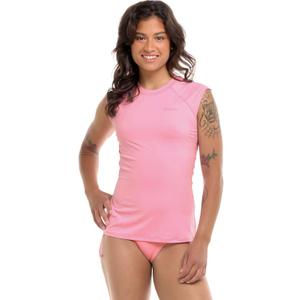 Women's Raglan Cap Cozy Honey Short Sleeve Rashguard 50+ Uv Protection Skin Guard (Small, Candyfloss)