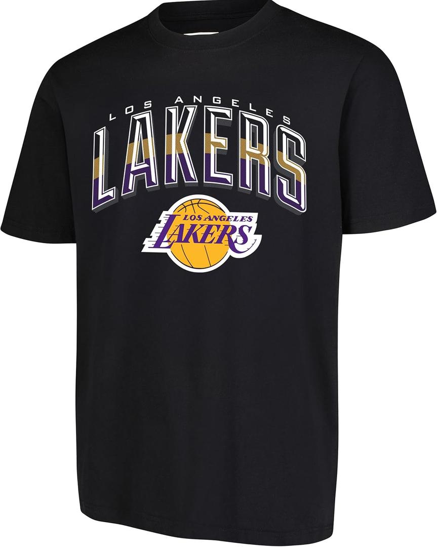 Ultra Game Mens NBA Official Super Soft Supreme T-Shirt (L, Black)