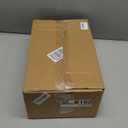 Ceramic 1.2 Cup Raised Slow Feeder Dog Bowl Set, Elevated 6.1inch Bowl and 7.3inch Slow Feeder Dish with Acacia Wood Stand for Small and Medium Dogs (2 x Reactived Glaze -White+ Stand)