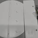 Key Holder Wall Mount Mail Organizer with Shelf & 4 Hooks, Semicircle Decorative Key Rack, Rustic Key Hanger for Entryway, Apartment Essentials, Home Decor Aesthetic (11 IN, Walnut-Black)