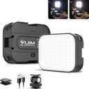 VIJIM VL100C Bi-Color LED Video Light on Camera,Mini Rechargeable 2000mAh LED Camera Lights,CRI95+ Dimmable 2500-6500K Ultra Bright Photo and Video Lighting,LED Fill Lamp