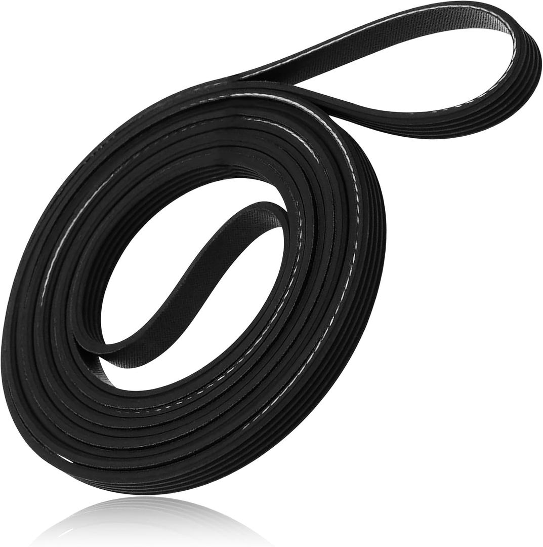 PartsBroz W10198086 WPW10198086 Dryer Belt for Whirlpool Maytag MEDC215EW1 MEDC200XW3 MEDC465HW0 MEDC400VW0 MEDX655DW1 MGDC400VW0 MEDC200XW1 MGDC215EW2 MEDC300BW0 MEDC300XW0 MEDX500BW0 MGDC465HW0