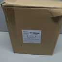 4 Packs Storage Bins with Bamboo Lids - Plastic Storage Containers with Lids Stackable Storage BoxStorage Baskets for Organizing Desktop Closet Playroom Classroom Office,Gray