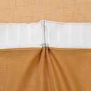 Mustard Gold Sheer Curtains 90 Inches Long 2 Panels, Textured Linen Look See Through Curtains & Drapes, Vintage Yellow Light Filtering Window, Pinch Pleat Sliding Glass Door Ceiling Curtain, 54"W x 90"L