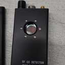 Hidden Camera Detectors, Anti Spy Camera Finder, GPS Tracker Detector, Hidden Devices Detector for Airbnb, Hotels, Bathroom, Home, Office (Black)