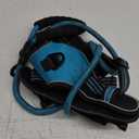 No Pull Dog Harness Adjustable Reflective Oxford Easy Control Medium Large Dog Harness with A Free Heavy Duty 5ft Dog Leash (X-Large, Blue Harness+Leash)