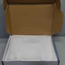 LBRO2M White Goose Down Pillow 1050 Fill Power 80% Goose Down100% Cotton Pillowcase Queen Down Pillows Ideal for Back Sleepers (20"X36", Set of 1)