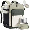 LOVEVOOK 40L Carry on Backpack, Large 17 Inch Travel Backpack for Women Men, Personal Item Bag Airline Approved with 3 Packing Cubes, Hiking Backpack Waterproof Weekender Essentials Casual Daypack