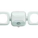 Beams MB3000 High Performance 500 Lumen Wireless Battery Powered Motion Sensing LED Dual Head Security Spotlight, White, 1-Pack