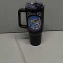 Fishing Tumbler Gifts with Handle For Men 40OZ Born to Fish Gift Stainless Steel Cups Fisherman Gifts For Dad Daddy Fish Mugs with Fish Father Day's Gift from Daught Son