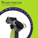 14-in-1 Adjustable Guards and Nose Trimmer Replacement Blade for One Shaver Blades QP series, Safe and Efficient Nose & Facial Detail Trimming
