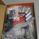Autoexact Ignition Coil Packs & Iridium Spark Plugs & Wires Kit Fit for Chevy Silverado Tahoe Suburban 1500 Avalanche Express GMC Sierra Yukon Cadillac Escalade Pontiac Hummer 6.0L 5.3L, #UF413 8 Sets