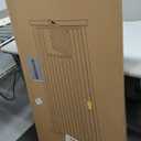 53in Extra Tall Cat Gate for Doorway No Drilling 29.5-40.1in Wide Dog Gate with Cat Door Pressure Mounted Walk Through Pet Gate (White)