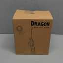 Nacome Dragon Outdoor Statues for Garden: Outside Hanging Climbing Sculptures with Lantern Decor for Yard Art Porch Balcony - Birthday Gifts for Grandma Mom Women