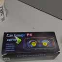 SinoTrack OBD2 Gauge Display Car HUD Head-Up Display OBD+GPS Smart Gauge 6.2 inch Large Screen Real-Time Data Clear Error Code P4 OBD2 Gauge Speedometer Compatible with Most Vehicle Except Trucks