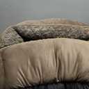 INVENHO X-Large Dog Bed Rectangle Washable Orthopedic Soft Calming Sleeping Durable Pet Cuddler with Anti-Slip Bottom (Xl(35"x 25"x 9"), Dark Brown)