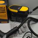 Gautye Steam Cleaner, 3 Level Adjustable Handle, 15s Heat Up, 1.69 Quarts Tank, Portable Steamer for Cleaning with 15 pcs Accessories, Steam Cleaner for Home for Dirt, Grease, Grout, Tile,Floor, Car