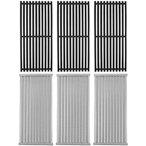 BQMAX 17" Cooking Grate & Grill Emitter Replacement Parts for Charbroil TRU Infrared 3 Burner Grill 463355220 463342420 463342620 463242515 463242516 463243016 for Charbroil Grill Replacement Parts