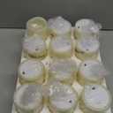 Flameless Candles Battery Operated Candles Set of 12(D:3" X H:4") Pillar Real Wax Led Candles with 10-Key Remote and Cycling 24 Hours Timer