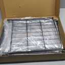 LINZINAR Shoe Rack 2 Tier Storage Organizer for Closet Entryway Metal Black