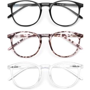 IBOANN Iconic Blue Light Glasses for Woman - Computer Glasses 99% Blue Light Blocking - Anti Eyestrain & UV Glare Protection