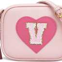 KKXIU 2 3 4 5 6 7 8 9 10 Year Old Girl Gift Kids Purse Toddler Wallet Crossbody Bag with Tassel (Pink)