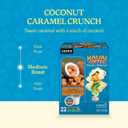Kauai Coffee K-Cup Pods for Keurig Brewers Arabica Coffee, 10% Hawaiian Medium Roast, Nutty Caramel with Tropical Coconut Coconut Caramel Crunch, 1 Pack of 22 Single Serve K-Cups (EXP 03/05/27)