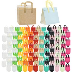 120 Pcs Insulated Take Out Bags Bulk in Thermal Insulation Lunch Bag for Hot Cold Food Pizza Coffee Milk Tea Delivery Cooler Bag for Catering Restaurant Picnic (9.5 x 9.5 x 6 in) (120, 24x24x15)