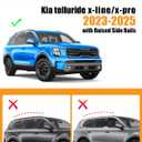 KINGGERI 300lbs Lockable Roof Rack Cross Bars Compatible with Kia Telluride X-PRO X-LINE 2023 2024 2025 with Raised Side Rails, Heavy Duty Aluminum Roof Rails Crossbars Luggage Accessories