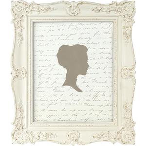 AELS 8x10 Inch Vintage Picture Frame, Elegant Antique Photo Frames with Glass Front, Photo Display, Tabletop Wall Hanging, Gift Ideas, Off-white Four-Cornered Vine