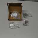 Lock, 2 Pack Sliding Door Window Lock, Push-in Key Lock, Patio Door Locks for Home Office Classroom (White)