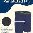 Fruit of the Loom Men's Coolzone Boxer Briefs, Moisture Wicking & Breathable, L