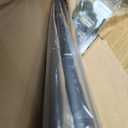Matte Black Disc Curtain Rods, 84-144 Inches Window Curtain Rod,Adjustable Room Darkening Drapery Rod with Aluminum Finials and Brackets,Wrap Around Design