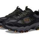 Skechers Men's Stamina at Upper Stitch Sneaker, Black, 10