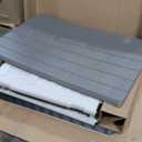 Suncast 70 Cu Ft Horizontal Resin Storage Shed - Outdoor Storage Shed with Floor Included, Lockable, Weatherproof, Fits Large Trash Cans, Bikes, Lawn Mowers, Generators, & Garden Tools, Vanilla Stoney