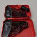 35-Piece Allen Wrench Sets Metric and Standard Hex Key Set, Allen Key Set, MM(0.7mm-10mm) SAE(0.028"-3/8), Chrome Vanadium Steel