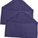 VICASKY 2pcs Navy Stretch Sofa Armrest Soft Armrest Towels for Home Clean Protective Cloth Stylish Decor for Couch Furniture (Picture 1)
