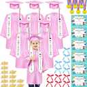 56 Pcs Kindergarten Graduation Cap and Gown - Preschool Graduation Cap and Gown Set with Tassel Stole 2026 & 2027 Charms