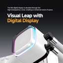 Iota L36 WH AIO CPU Liquid Cooler 360mm with Temp Digital Display,ARGB Aluminum Alloy Pump,Fluid Dynamic Bearing PWM Fans,TDP300W Water Cooling System for Intel LGA 115x/1200/1700/1851 & AMD AM4/AM5